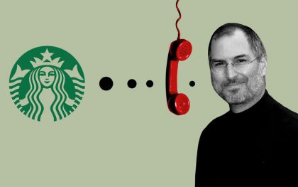Bài học bổ ích về EQ từ cuộc gọi điện đùa đặt 4000 cốc cà phê Starbucks của Steve Jobs