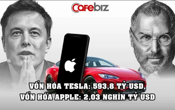 Elon Musk tuyên bố: Tesla sẽ vượt mặt Apple trong vài tháng tới