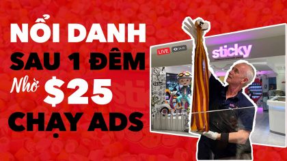 Sticky chi $25 cho Marketing thu hút 1,5 triệu người sau 1 Đêm | Làm Giàu Từ Kinh Doanh